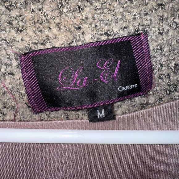 La-El Couture Women's Multicolor Knit Duster Cardigan Size M - Picture 5 of 7